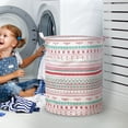 thumbnail image 4 of BKER Patterned Linen Laundry Hamper Without Lid Large Open Top Dirty Stylish And Breathable Fabric For Bedroom Or Bathroom Easy And Durable Design, 4 of 5