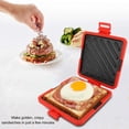 thumbnail image 3 of Golden Toastie Maker Microwavable  for Sandwiches Grilled Cheese, 3 of 7