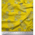 thumbnail image 1 of Soimoi Rayon Fabric Artistic Paisley Printed Fabric 1 Yard 56 Inch Wide, 1 of 3