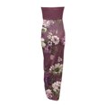 thumbnail image 4 of Birdeem Womens Summer Print Strapless Long Dress Beach Split Dress Party Club Dress, 4 of 5