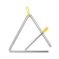 thumbnail image 1 of Amdohai 6 Inch Triangle Bell Triangolo with Metal Mallet Idiophone, 1 of 8