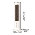 thumbnail image 3 of Fufafayo Remote Control Tower Fan, USB Rechargeable Desktop Fan for Office, Silent Vertical Fan for Home, Oscillating Tower Fan with Remote, Portable Floor Fan for Bedroom, Personal Tower Fan, 3 of 9