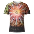 thumbnail image 4 of EGNMCR T-Shirts à Manches Courtes pour Hommes Été Décontracté Col Rond T-shirt, Mode de Rue pour Hommes Décontracté Design Intéressant Imprimé Col Rond Manches Courtes,, 4 of 9