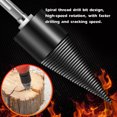 thumbnail image 3 of Amdohai Firewood Chop Drill Bit Wood Splitting Tool Cone Log Splitters Electric Timber Breaking Machine Firewood Chopper Breaker Bits Accessory, 3 of 7