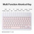 thumbnail image 5 of Case for Ipad 2019/21(10.2Inch) - Slim Protective Case with Apple Pencil Holder and Wireless Detachable Keyboard (Pink), 5 of 5