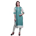 thumbnail image 1 of Bimba Tunique Droite pour Femmes Kurta Imprimée Tunique d'Été, 1 of 6