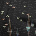thumbnail image 1 of oneOone Polyester Spandex Black Fabric Tropical Bach Sewing Craft Projects Fabric Prints By Yard 56 Inch Wide, 1 of 4