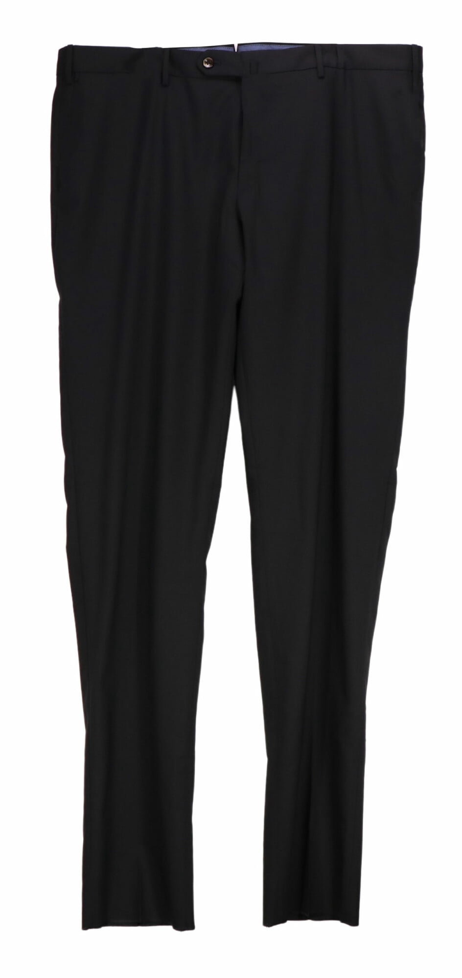 PT01 Men's Black Slim Fit Wool Dress Pants - 50