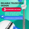 thumbnail image 4 of 1-Pack Extendable Teacher Pointer, Retractable Hand Pointer Finger Stick for Classroom, Teaching, Presentations and Training, Adjustable from 17cm to 55cm, 4 of 7