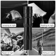 thumbnail image 1 of Langgg LED Mini Waterproof Flashlight Battery Powered Penlight Light Small Black with Switch Working Lamp Travel for Camping Fishing, 1 of 7