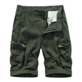 thumbnail image 1 of Birdeem Mens Plus Size Cargo Shorts Multi-Pockets Relaxed Summer Beach Shorts Pants, 1 of 8