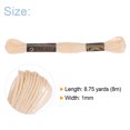 thumbnail image 2 of Unique Bargains Fil à Broder Beige, 8 m - 12 Écheveaux, 2 of 6