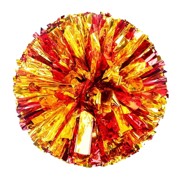 2PCS Cheerleading Handheld Colorful Flowers Sports Activities Performance Cheering Supplies Colorful Lightweight Finger Ring Buckle Design Anti Slip Off PET Material