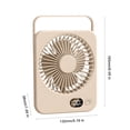 thumbnail image 3 of Rechargeable Long Battery Life Desktop Fan with Quiet Folding Handheld Design and Adjustable Wind Speeds for High Wind Power,Silent Operation Flexibility, 3 of 7