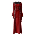 thumbnail image 4 of UPPADA Liquidation Robes de Cocktail Grande Taille Robe Formelle pour Femmes Robe de Fête Robe Vintage Élégante Robes Grande Taille Manches Évasées Robes d'Invitée de Mariage pour Femmes Cocktail, 4 of 6