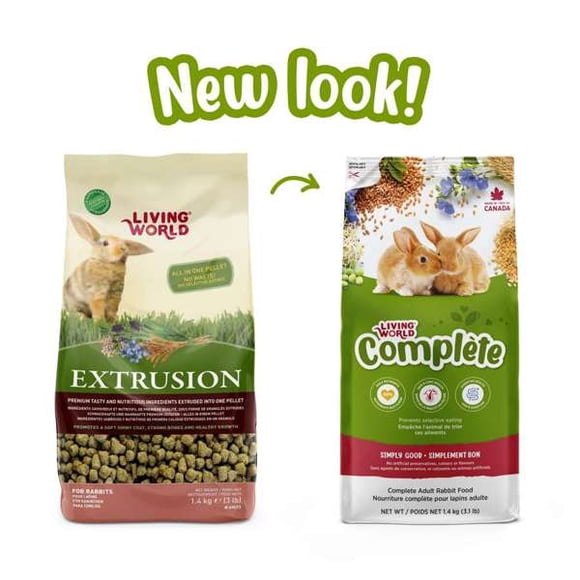 Living World Aliment Complet pour Lapins, 1.4 kg