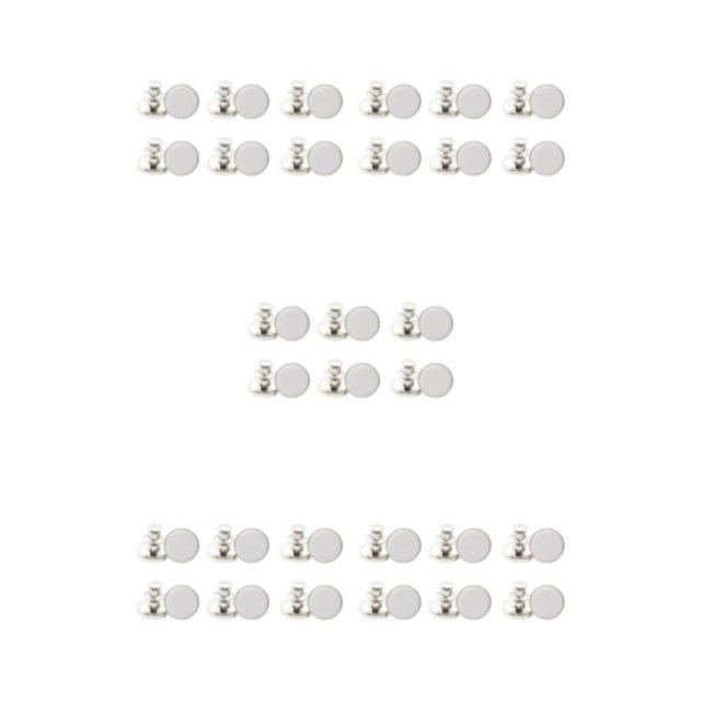 Maytalsory 12x Durable Metal Button Buckle Reliable Fastening Solution For Waistband Adjust Waistband Easy To Practical Fashionable 3 5Set