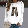thumbnail image 1 of 2023 Chandail de Mode pour Femmes Rabais de 50 % Liquidation Mode Décontractée Manches Longues Col Rond Imprimé Chandail pour Dames Hauts Blouse, 1 of 3