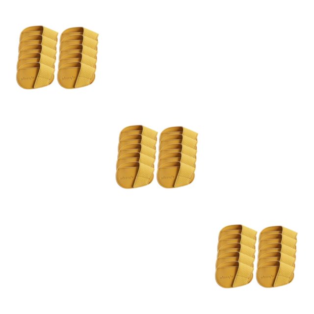 Thinsony Golf Head Covers PU Portable Protector Travel Athlete Golf for Training Yellow Large 10 Pcs 3Set