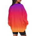 thumbnail image 3 of Meichang Chandail en Molleton Surdimensionné pour Femmes Manches Longues Col Rond Chandails en Molleton Tendance Gris Pull Ample, 3 of 5