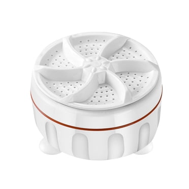 Portable Washing Machine, 12 cm Diameter Mini USB-Powered Unit With High-Frequency Cavitation Cleaning, 3 W, 5 V, For Travel RV Apartment Use
