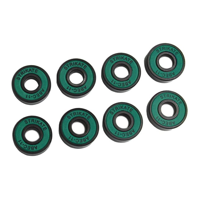 koolsoo Roulements de Skateboard 8Pcs 8mm Taille de Précision ABEC-11 pour Longboard Vert