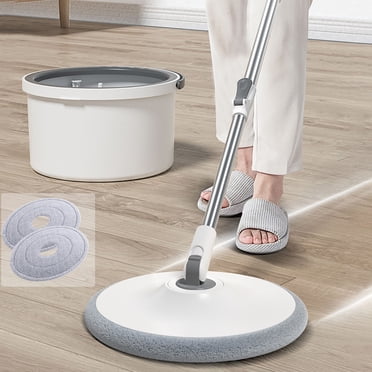 Summer Saving SuoKom Spin Mop and Bucket with Wringer Set, Support Self Separation Sewage and Clean Water, Telescopic Stainless-Steel Mop Cleaning Bucket Mop for Floors Kitchen