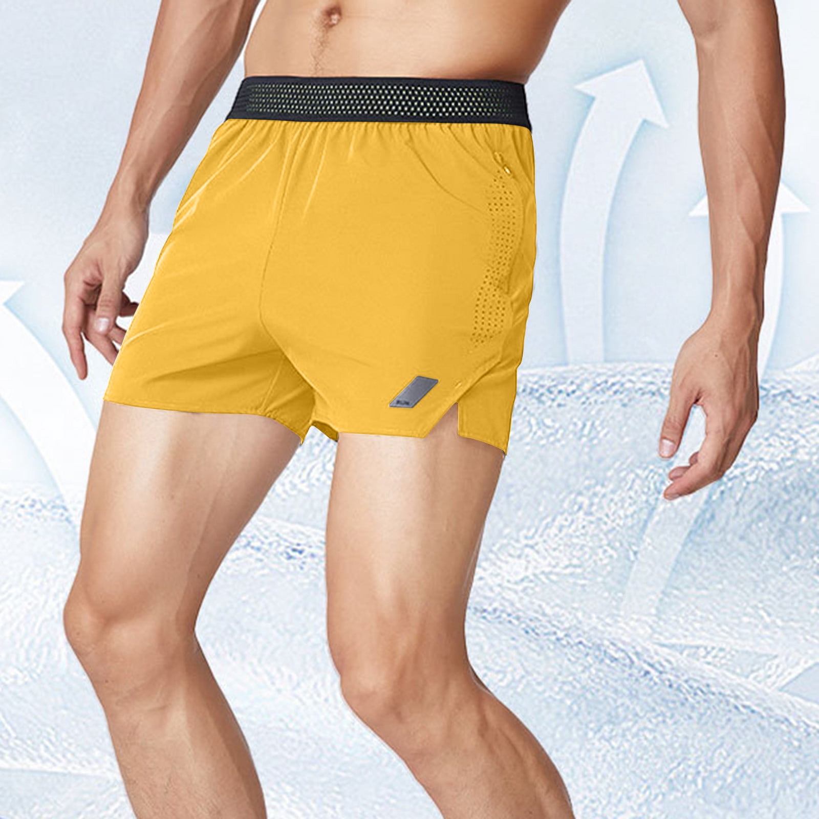 AherBiu Plus Size Gym Shorts for Men Quick Dry Lightweight Breathable Athletic Running Basketball Shorts with Pockets