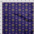 thumbnail image 3 of oneOone Silk Tabby Fabric Spiral & Floral Block Print Fabric By The Yard 42 Inch Wide, 3 of 4