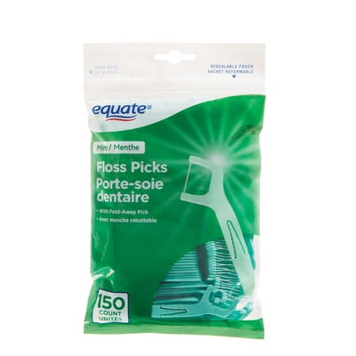 Equate Mint Floss Picks 150 Count