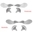 thumbnail image 4 of 4PCS Metal Back Paddles For PS5 DualSense Edge Controller,Paddles Replacement Interchangable Parts For PS5 DualSenseEdge Wireless Controller, 4 of 6