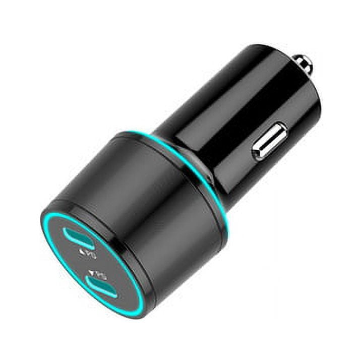 USB C Car Charger, 40W Car Charger Adapter Premium Fast Dual 20W PD 3.0 Car Cigarette Lighter with Charge Cable Compatible for iPhone 12/11/SE/XS/XR/8, Galaxy S20/S10, Tablets, iPad