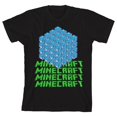 thumbnail image 1 of Minecraft Wither Skeletons Kids Black T-Shirt, 1 of 2