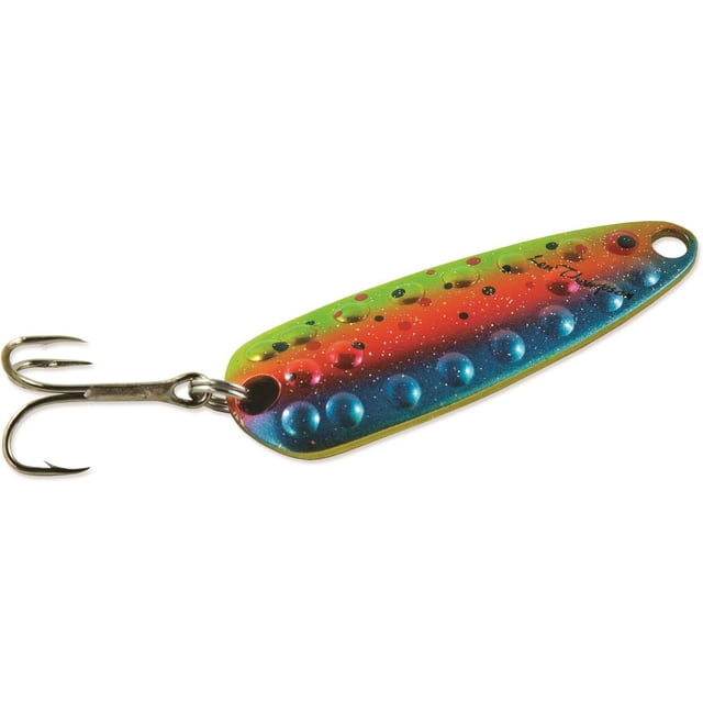Len Thompson Fishing Lure - 13 MR - Dimpled Series Metallic Rainbow - 5/8oz