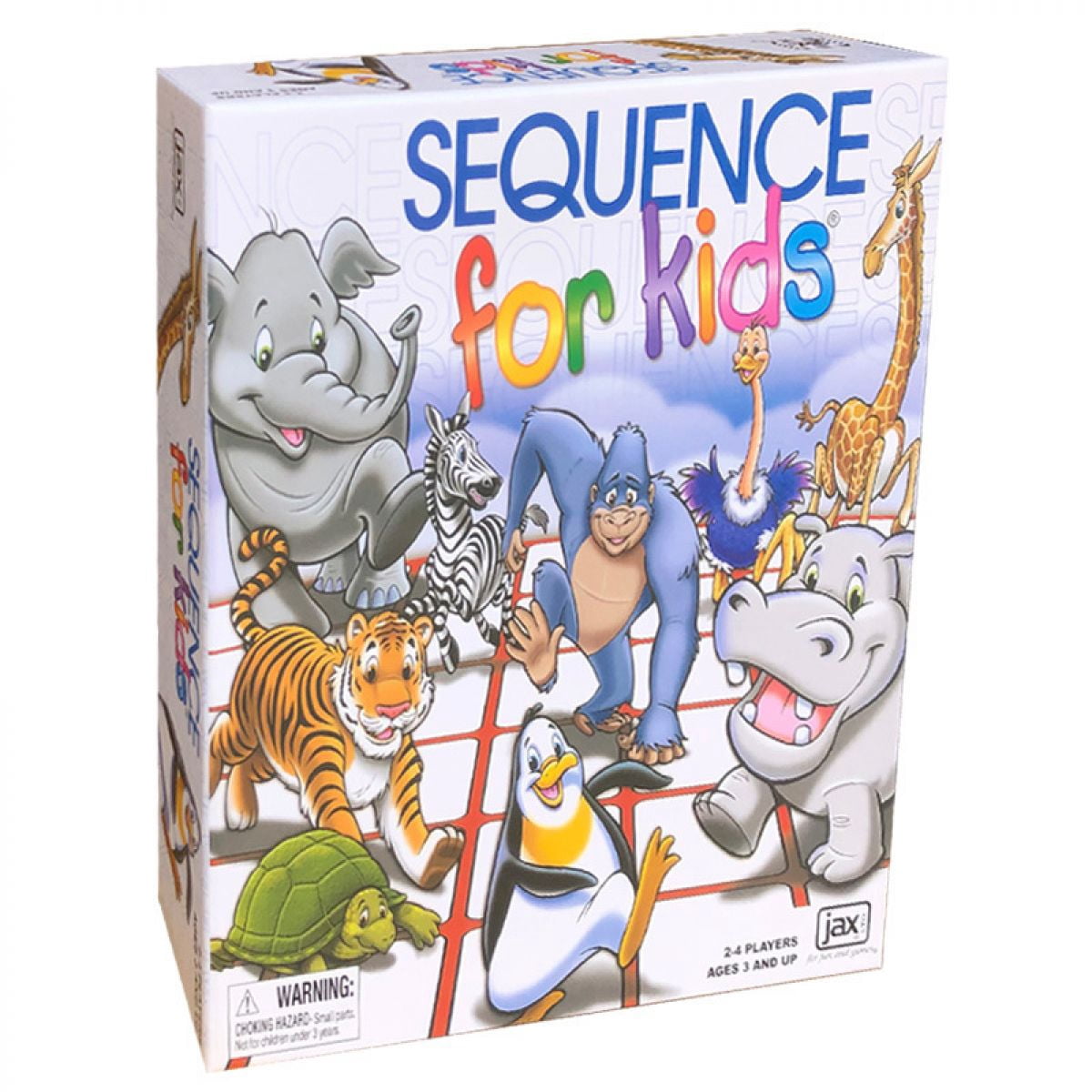 JAX Sequence for Kids Board Game