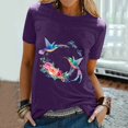 thumbnail image 2 of T-Shirt à Manches Courtes à Manches Courtes pour Femme, 2 of 5