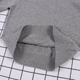 thumbnail image 3 of RXIRUCGD Boys And Girls Solid Color Sweater Pullover Knitted Sweater Candy Base Sweater( Gray, Size:2-3 Years ), 3 of 8