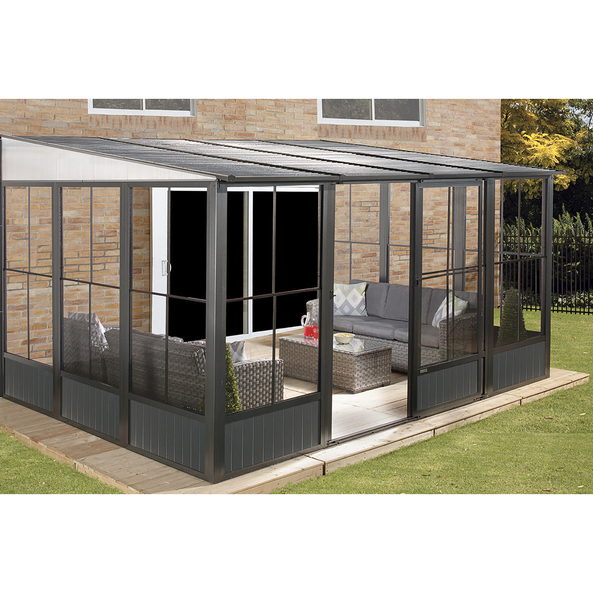 Sojag Korado 10 x 13 8 ft Dark Grey