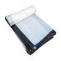 TIMIFIS Thicken Clear Tarp, Heavy Duty Waterproof Tarp with Grommets, Snowproof Plastic Transparent Tarp for Winter Garden, Greenhouse, Outdoor Porches, Nursery, Etc