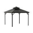 thumbnail image 2 of Sojag Ventura 10 x 10 x 9 ft Dark Grey Gazebo, 2 of 6