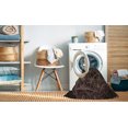 thumbnail image 2 of Ahgly Company Tapis d'Intérieur Lavables en Machine, Carré Transitionnel, Zone Grise de Minuit, Carré de 8', 2 of 7