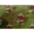 thumbnail image 4 of oneOone Cotton Silk Fabric Leaves & Floral Block Print Sewing Fabric BTY 42 Inch Wide, 4 of 4