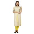 thumbnail image 1 of Bimba Tunique pour Femme à Manches 3/4 Longue Kurta Kurti Blouse Ethnique Indienne, 1 of 1