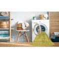thumbnail image 2 of Ahgly Company Tapis d'Intérieur Rectangulaire Transitionnel Jaune Banane Lavable à la Machine, 7 Pieds x 10 Pieds, 2 of 7