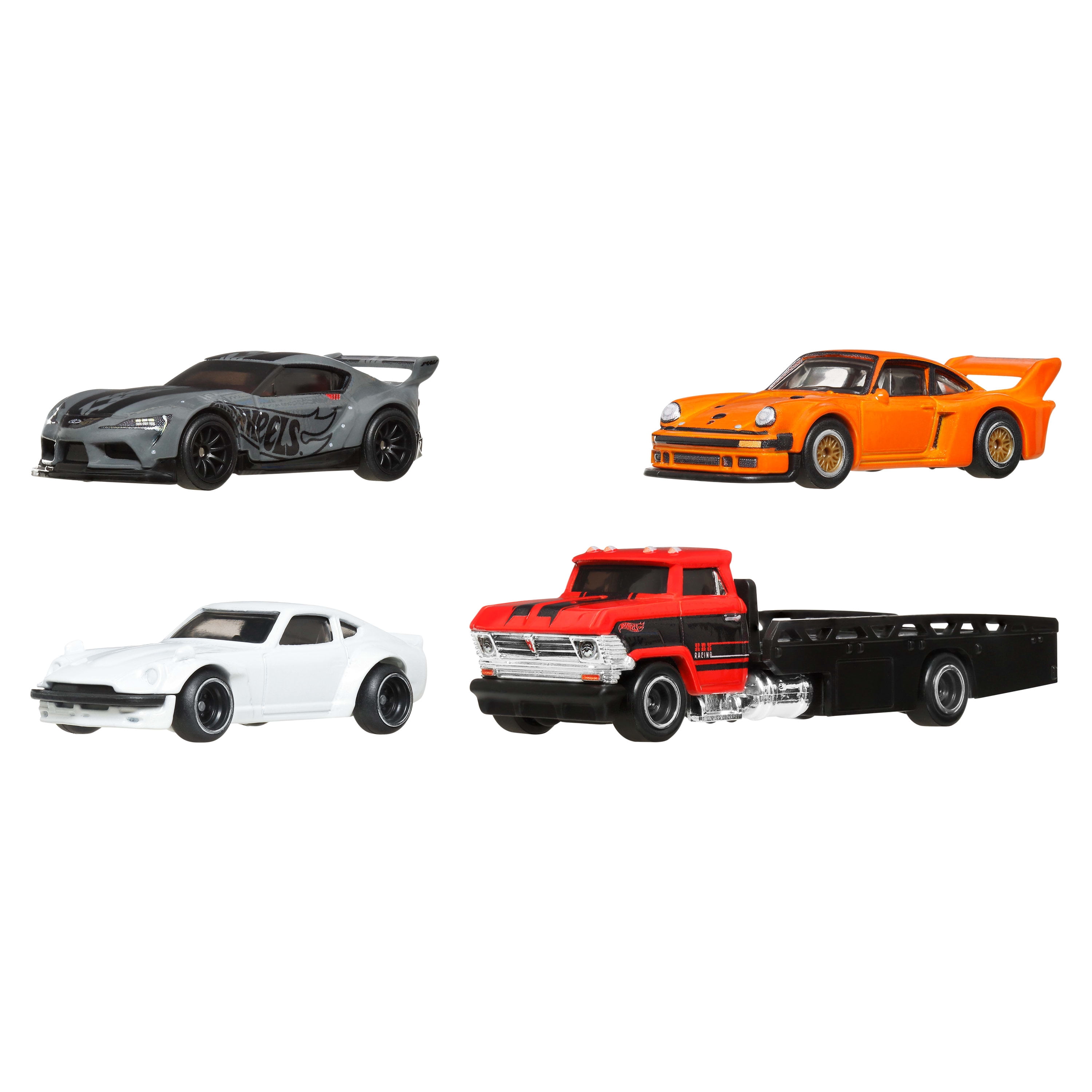 Hot Wheels Premium Coffrets Présentation 3 véhicules +1 camion - Walmart Exclusive