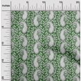 thumbnail image 2 of oneOone Silk Tabby Green Fabric Block Craft Projects Decor Fabric Printed By The Yard 42 Inch Wide-8M, 2 of 5