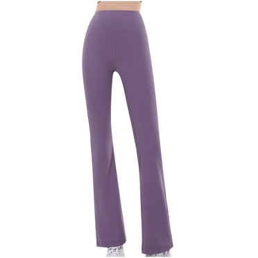 cfhntfmh Pantalon de Yoga Évasé pour Femmes, Leggings Évasés Extensibles Taille Haute pour Entraînement Gym