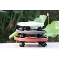thumbnail image 4 of Plastic Tray Movable Holder Flower Pot Rack  Wheels For Women Girls Removable  Portable Plant Stand, 4 of 16