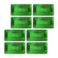 thumbnail image 1 of Luzkey 8 Pieces Disposable Plates Durable Party Paper Plates for Cafe Dining Baking Green, 1 of 8
