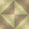 thumbnail image 1 of Ahgly Company Tapis d'Intérieur Lavable à la Machine, Carré, Transitionnel, Brun Cuivre, Tapis de Zone, 8 Pieds Carré, 1 of 7